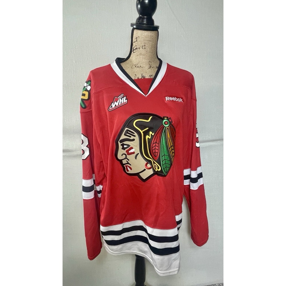 Reebok Rattie #8 Portland Winter Hawks Size Large Autographed